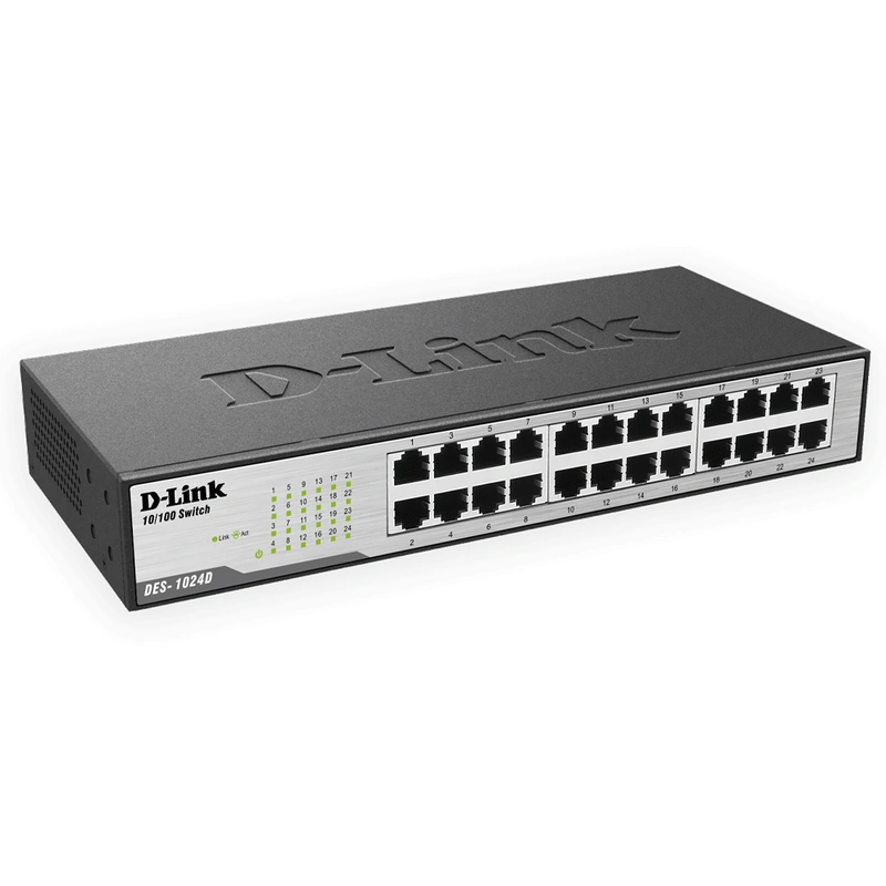 Hub Switch D-Link DES-1024D 24 Portas 10100MBPS - Imagem 2