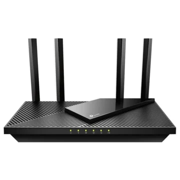 Roteador Tp-Link Archer AX55 AX300 Dual Band Gigabit 2.4GHz 5GHz Wi-Fi 6 4 Antenas - Preto