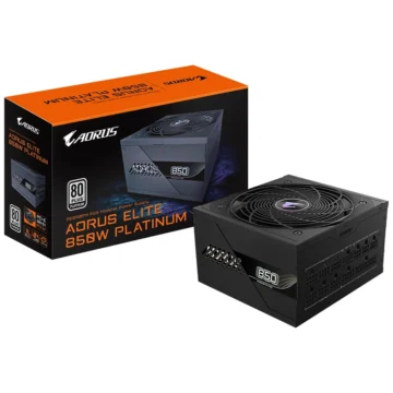 Fonte Gigabyte AORUS Elite GP-AE850PM PG5 850W ATX 3.1 Modular 80 Plus Platinum Bivolt