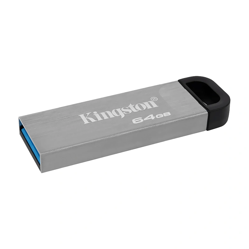 Pendrive Kingston 64GB USB 3.2 - Prata (DTKN64GB) - Imagem 2