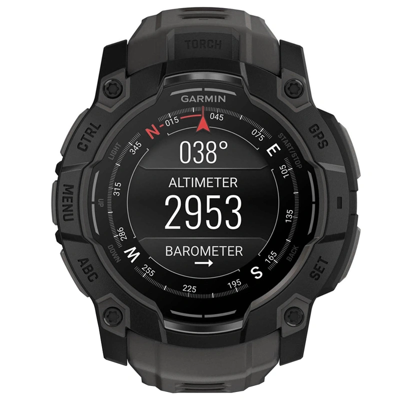 Relógio Smartwatch Garmin Instinct 3 AMOLED - Black (010-03020-00) 10 ATM - Imagem 2