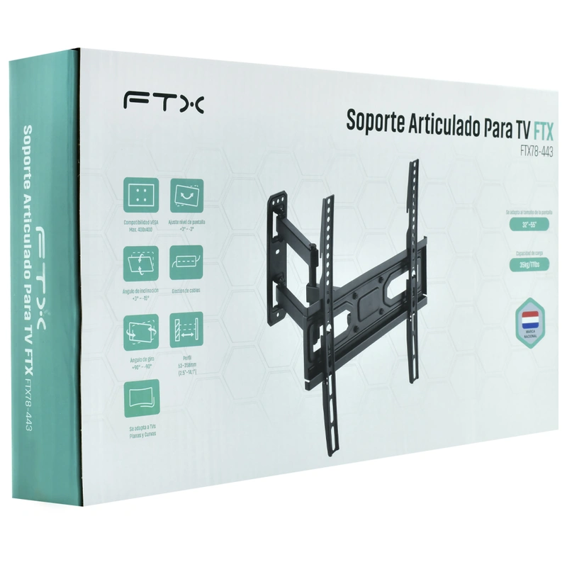 Suporte de TV FTX FTX78-443 32 Preto - Imagem 2