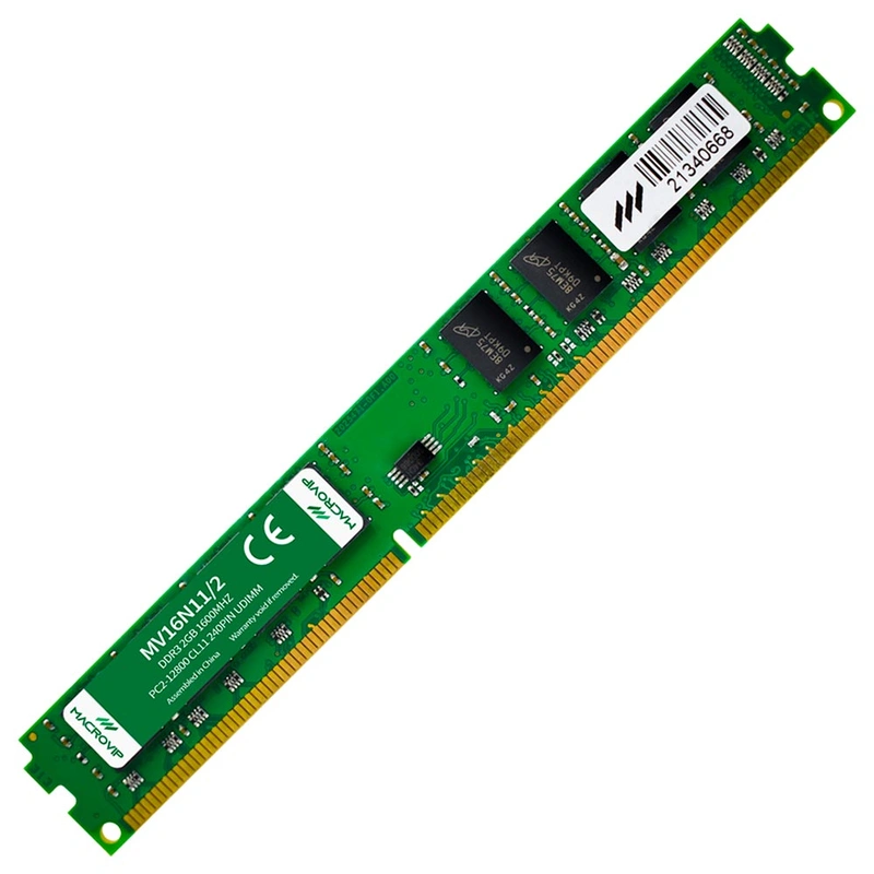 Memória RAM Macrovip DDR3 2GB 1600MHz - MV16N112 UDIMM CL11 - Imagem 2