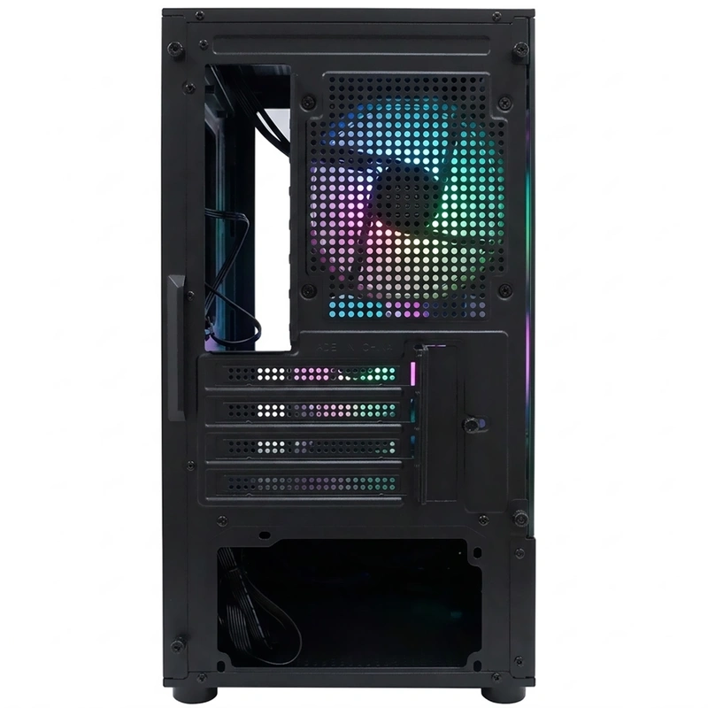 Gabinete Gamer Satellite K8501 Micro ATX 3 Cooler - Preto RGB - Imagem 2