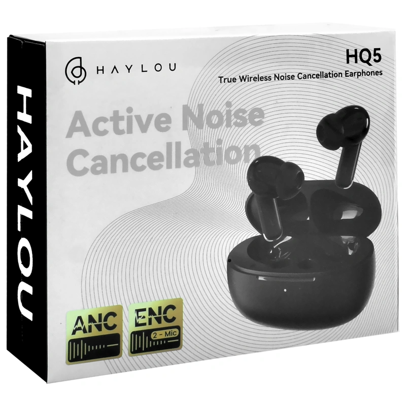 Fone de Ouvido Haylou HQ5 ANC TWS Bluetooth - Preto Case: USB-C 80g - Imagem 3
