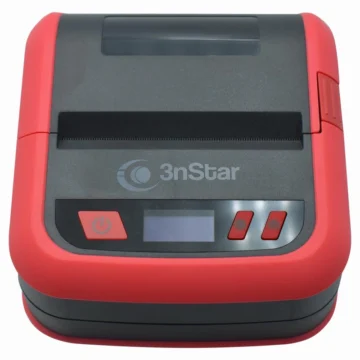 Impressora Térmica Portátil de Recibos e Etiquetas 3NSTAR PPT305BT - Preto Vermelho