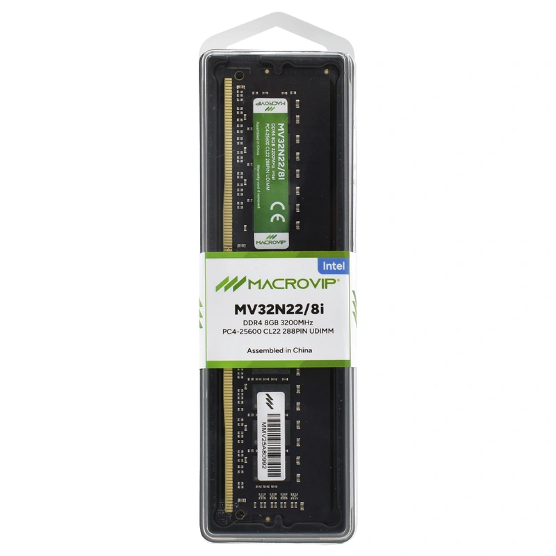 Memória RAM Macrovip DDR4 8GB 3200MHz - MV32N228I UDIMM CL22 - Imagem 3