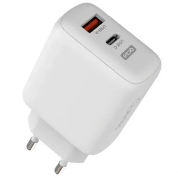 Carregador Tomada Quanta QTCCR45 USB USB-C 45W - Branco Padrão BR
