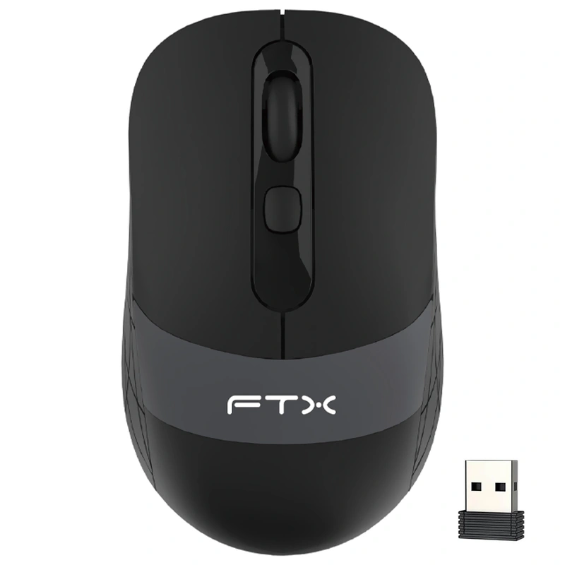 Mouse FTX MW73 Wireless - Preto USB Receiver 2.4GHz