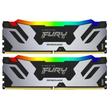 Memória RAM Kingston Fury Renegade DDR5 96GB (2x48GB) 6400MHz RGB Preto (KF564C32RSAK2-96)