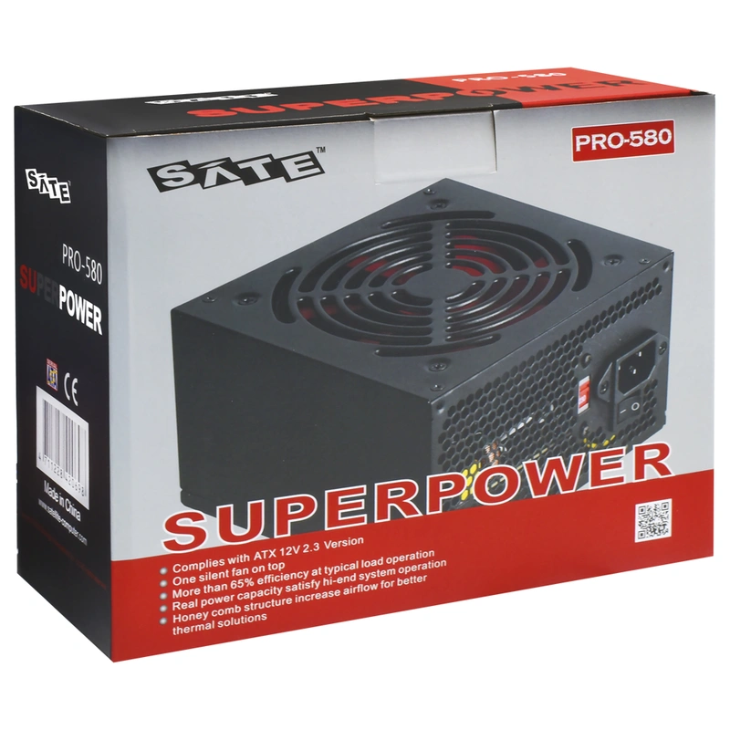 Fonte de Alimentação Satellite PRO-580 Real 500W ATX Não Modular - Imagem 3