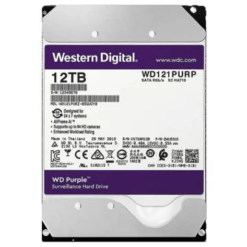 HD Western Digital 12TB WD Purple Pro 3.5 6Gb/s WD121PURP