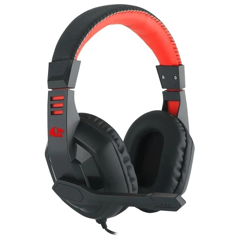 Headset Gamer Redragon Ares H120 Com Fio - Preto Vermelho Analógico de 3.5 mm - Imagem 2