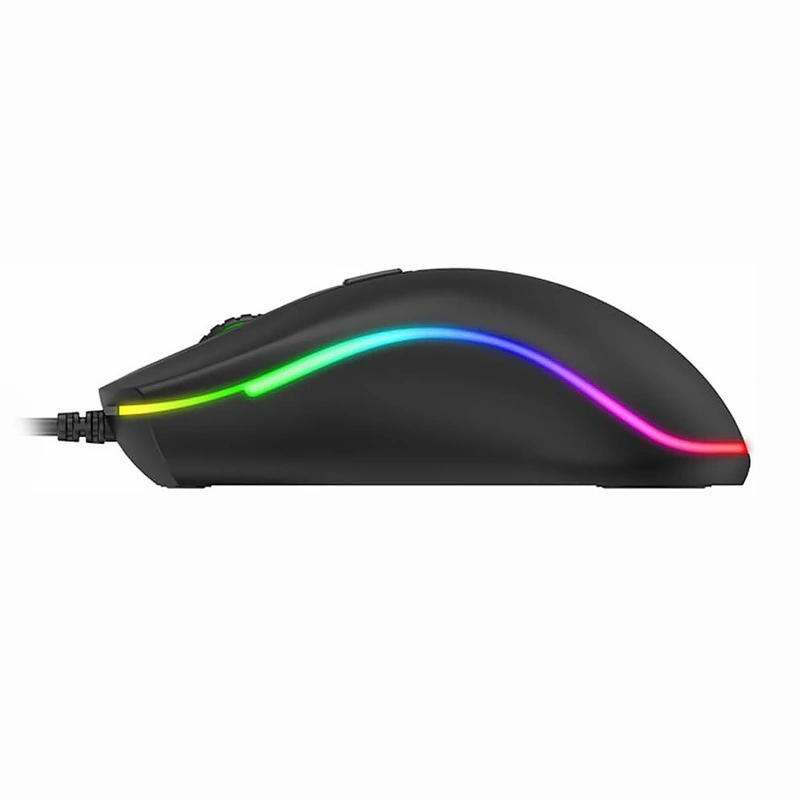 Mouse Gamer Havit HV-MS72 USB RGB - Preto Cinza Com fio - Imagem 3