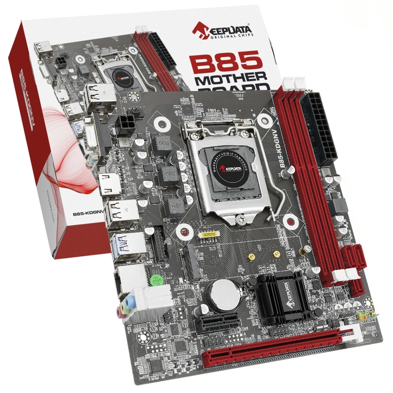 Placa Mãe Keepdata B85-KDGNV Socket LGA 1150 VGA DDR3 Intel B85 Micro ATX
