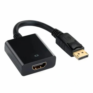 Cabo Adaptador DisplayPort para HDMI Adaptador DisplayPort a HDMI Preto