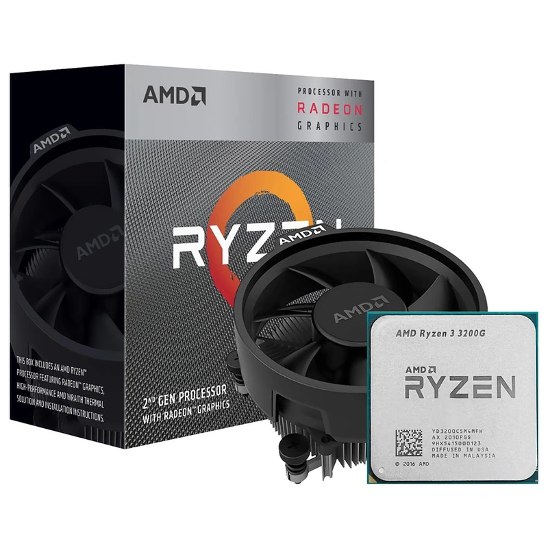 Processador AMD Ryzen 3 3200G Socket AM4 3.6GHz 6MB Até 4.0GHz 4 núcleos