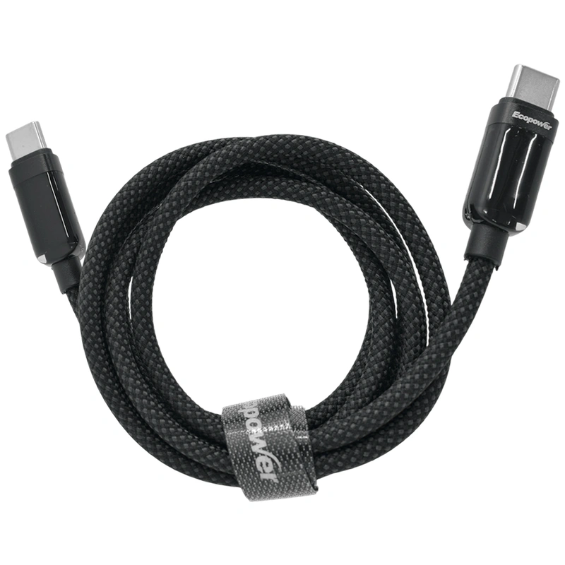 Cabo Ecopower USB-C Macho a USB-C Macho EP-6042 1M - Preto - Imagem 2
