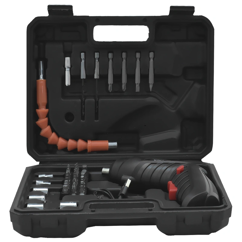 Parafusadeira Eletrica Satellite A-TK82 Kit Recerrgavel - Preto - Imagem 2