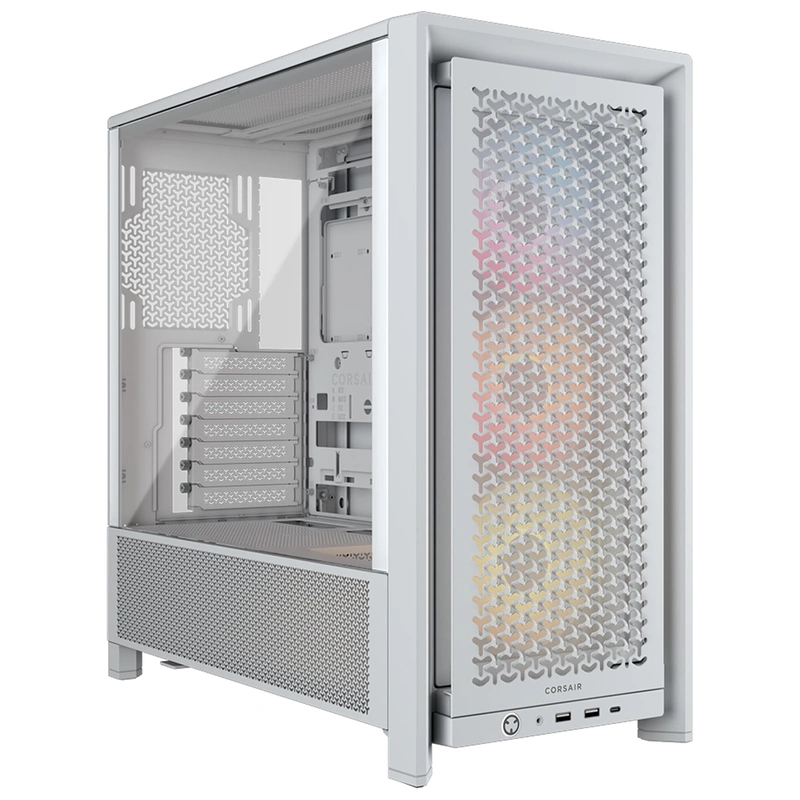 Gabinete Gamer Corsair Frame 4000 Series Airflow CC-9011297-WW Mid Tower 3 Cooler ARGB