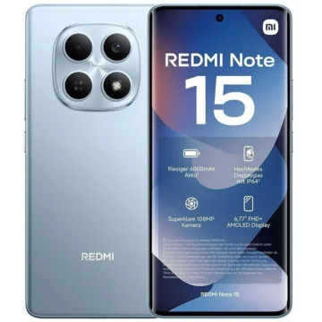 Celular Xiaomi Redmi Note 15 6GB de RAM 128GB Tela 6.77 MediaTek Helio G100-Ultra (6 nm)