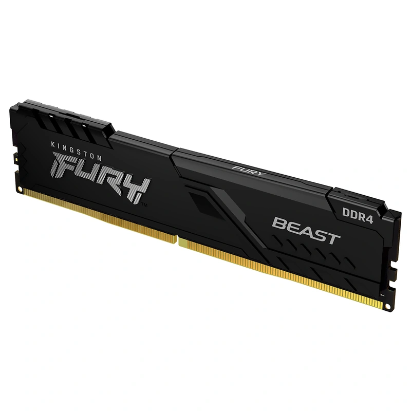 Memória RAM Kingston Fury Beast DDR4 8GB 3200MHz - Preto (KF432C16BB8) - Imagem 2