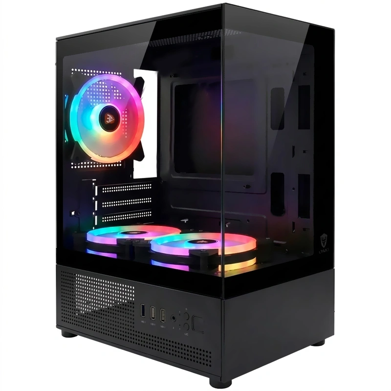 Gabinete Gamer Satellite K8501 Micro ATX 3 Cooler - Preto RGB