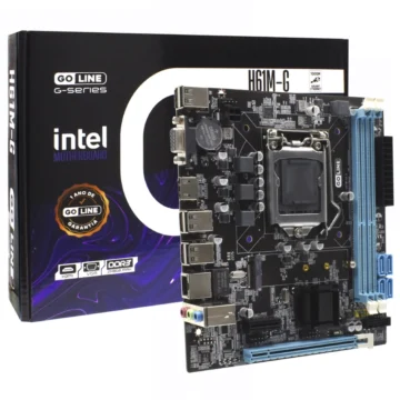 Placa Mãe GoLine GL-H61M-G Socket LGA 1155 VGA DDR3 Intel H61 Micro ATX