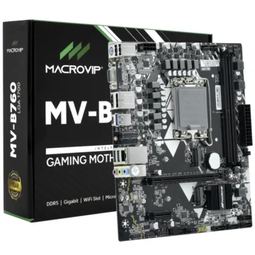 Placa Mãe Macrovip MV-B760 Socket LGA 1700 VGA DDR5 Intel B760 Micro ATX