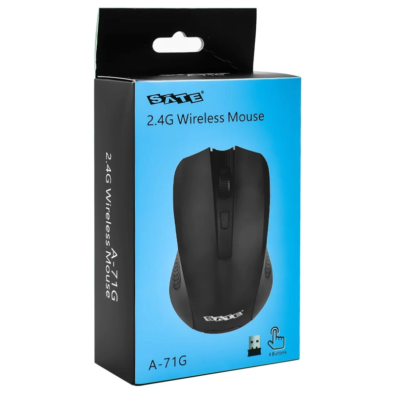 Mouse Satellite A-71G Wireless - Preto - Imagem 3