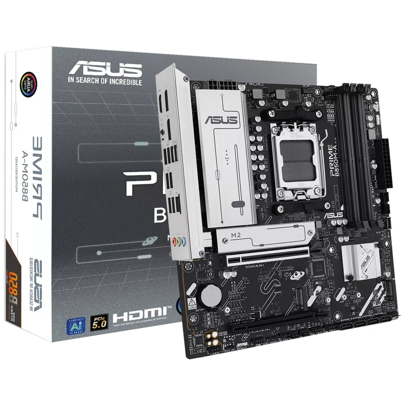 Placa Mãe ASUS Prime B850M-A Socket AM5 DDR5 AMD B850 Micro ATX
