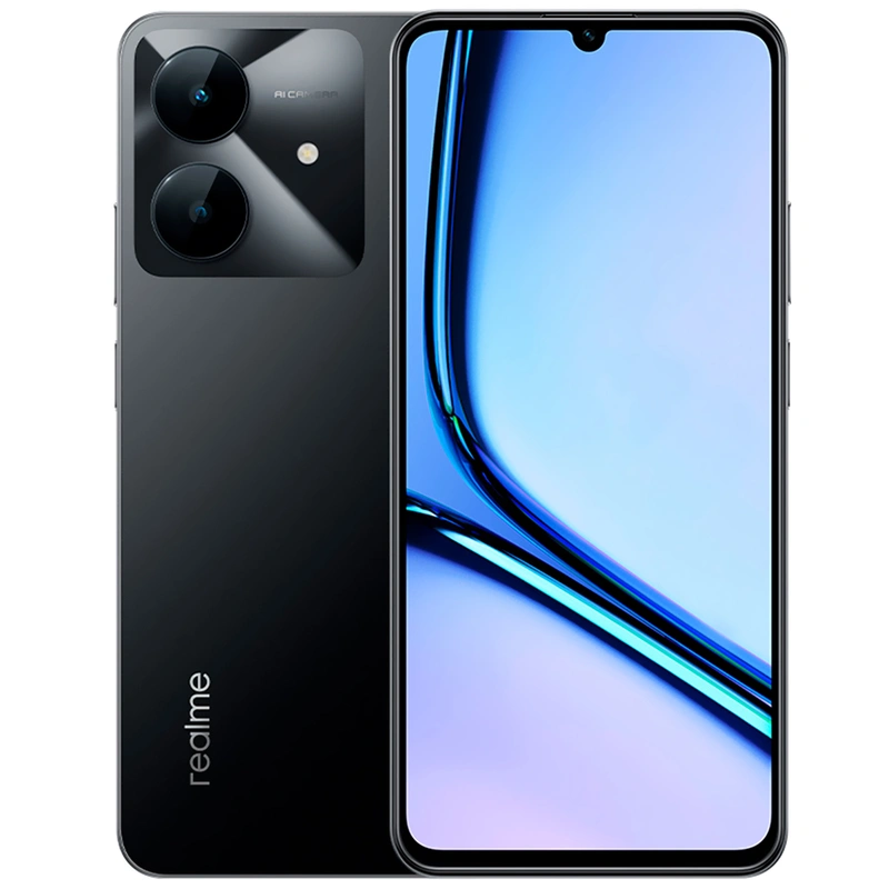 Celular Realme Note 60X RMX3938 3GB de RAM 64GB Tela 6.74 Unisoc T612 Wi-Fi