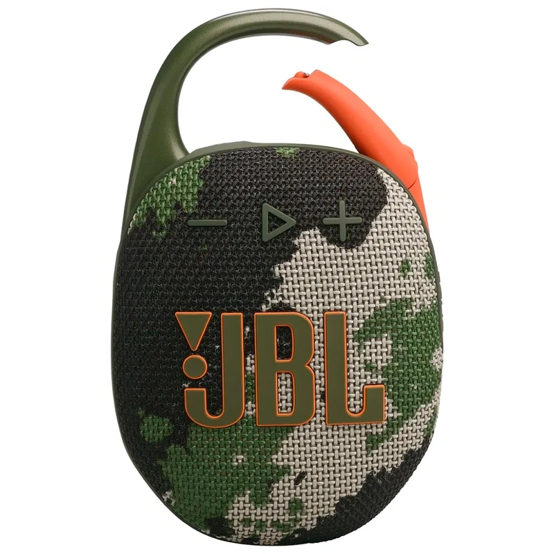 Caixa de Som JBL Clip 5 Bluetooth - Camuflado Squad 7w IP67