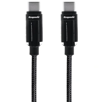 Cabo Ecopower USB-C Macho a USB-C Macho EP-6042 1M - Preto