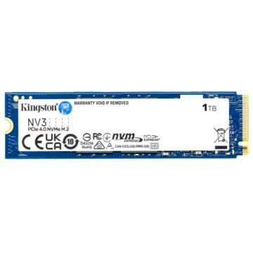 SSD Kingston M.2 1TB NV3 NVMe - SNV3S1000G PCIe Gen 4.0 x4
