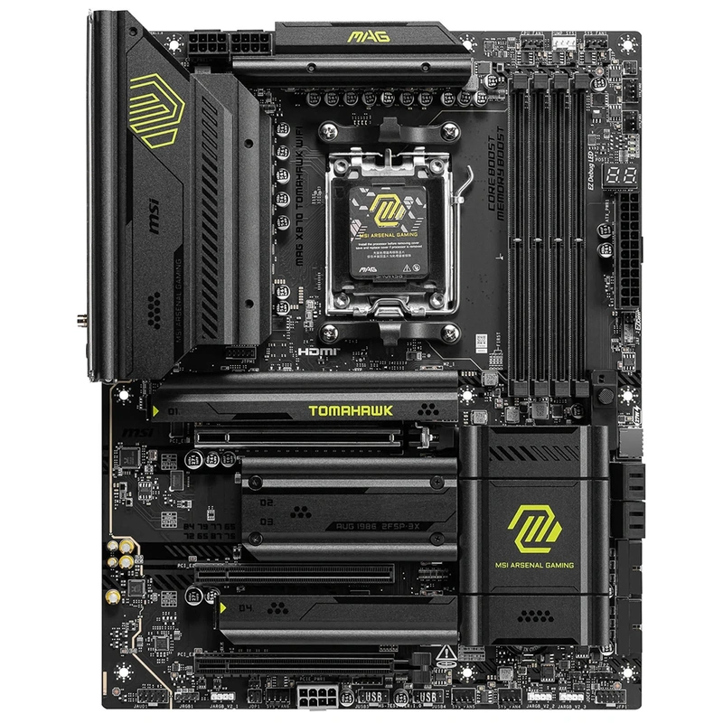 Placa Mãe MSI Mag X870 Tomahawk Wi-Fi Socket AM5 DDR5 AMD X870 ATX Wi-Fi 7 - Imagem 3