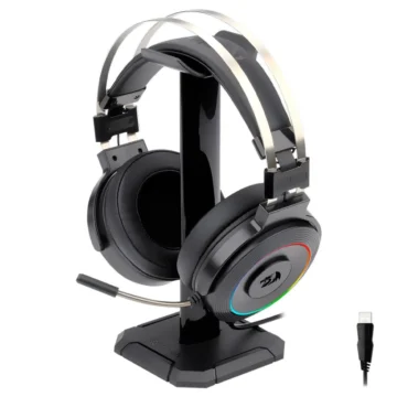 Headset Gamer Redragon Lamia 2 H320RGB-1 RGB Com Fio - Preto USB 2.0