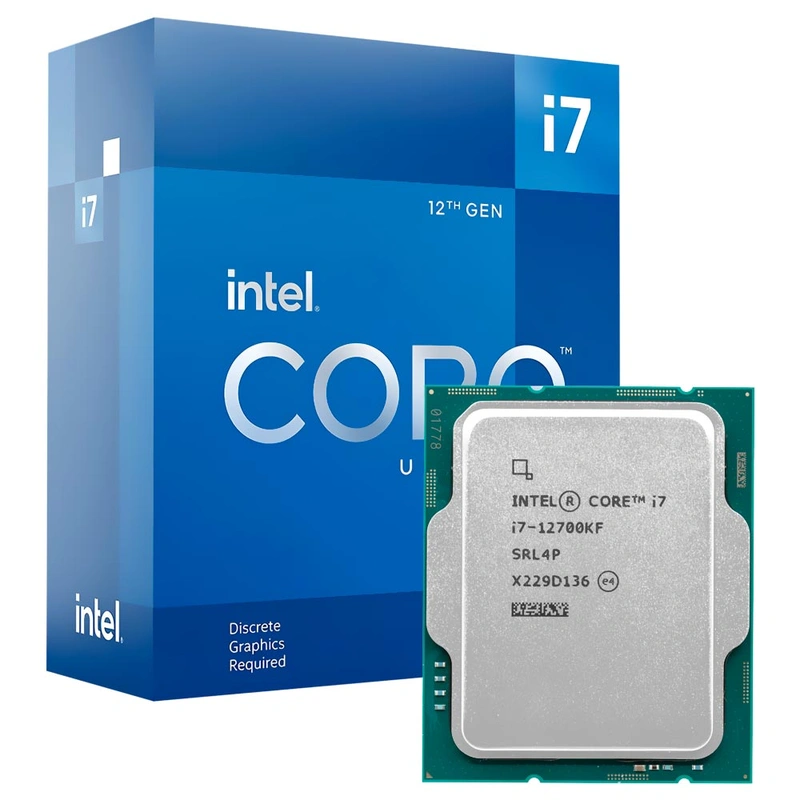 Processador Intel Core i7 12700KF Socket LGA 1700 3.6GHz 25MB Até 5.00GHz
