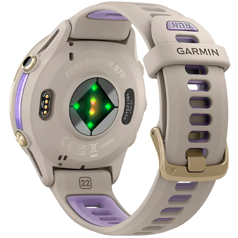 Relógio Garmin Forerunner 970 - Dourado Cinza (010-02969-02) 5 ATM (50 metros) - Imagem 3
