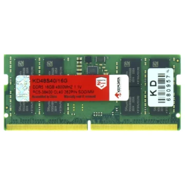 Memória RAM para Notebook Keepdata DDR5 16GB 4800MHz - KD48S4016G SODIMM