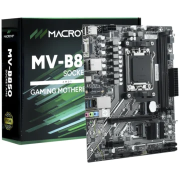 Placa Mãe Macrovip MV-B850 Socket AM5 VGA DDR5 AMD B850 Micro ATX