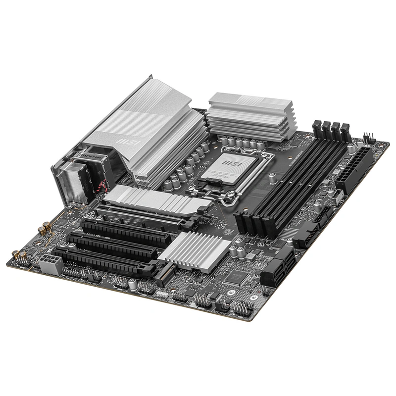 Placa Mãe MSI Pro B860M-A Wi-Fi Socket LGA 1851 DDR5 Intel B860 Chipset - Imagem 2
