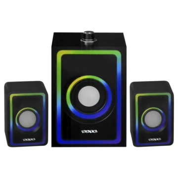 Caixa de Som Satellite AS-92010B Gaming RGB Bluetooth USB Aux - Preto 3W