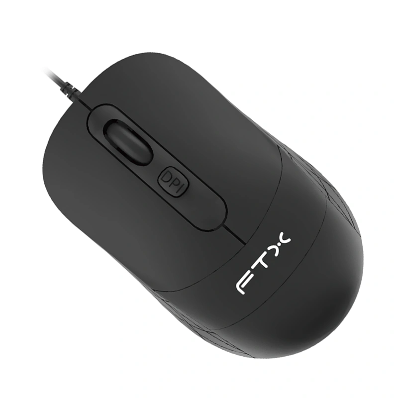 Mouse FTX MW73 Wireless - Preto Cinza USB Receiver 2.4GHz - Imagem 2