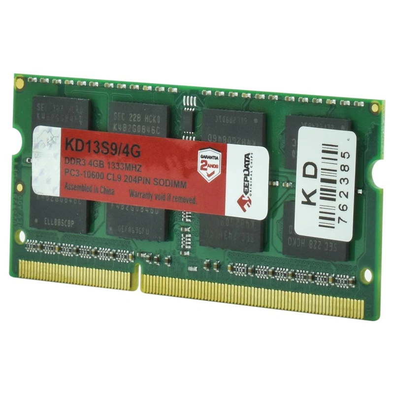 Memória RAM para Notebook Keepdata DDR3 4GB 1333MHz - KD13S94G SODIMM CL9 - Imagem 2