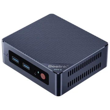 Mini PC Beelink Mini S12 Intel Alder Lake N95 de 1.7GHz 8GB de RAM 480GB SSD - Navy Azul