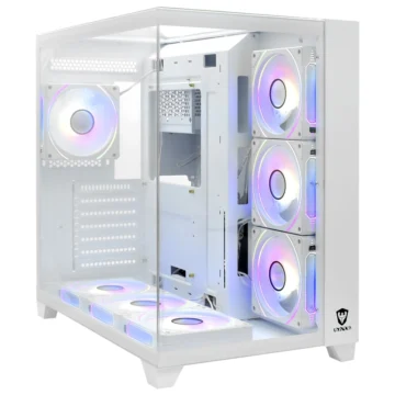 Gabinete Gamer Satellite K901 ATX 7 Cooler - Branco