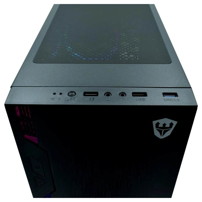 Gabinete Gamer Satellite 1103K ATX 1 Cooler RGB - Preto - Imagem 2