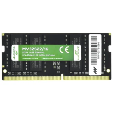 Memória RAM para Notebook Macrovip DDR4 16GB 3200MHz - MV32S2216 SODIMM