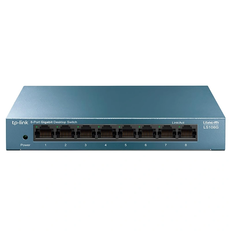 Hub Switch Tp-link LS108G 8 Portas - 101001000Mbps